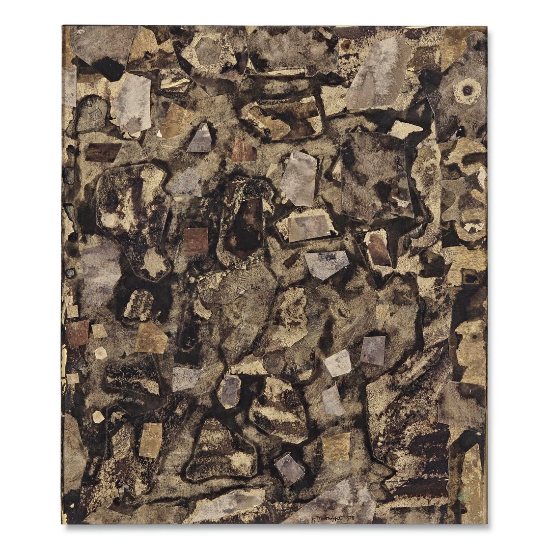 Jean Dubuffet — Ноябрьская топография Гайяра