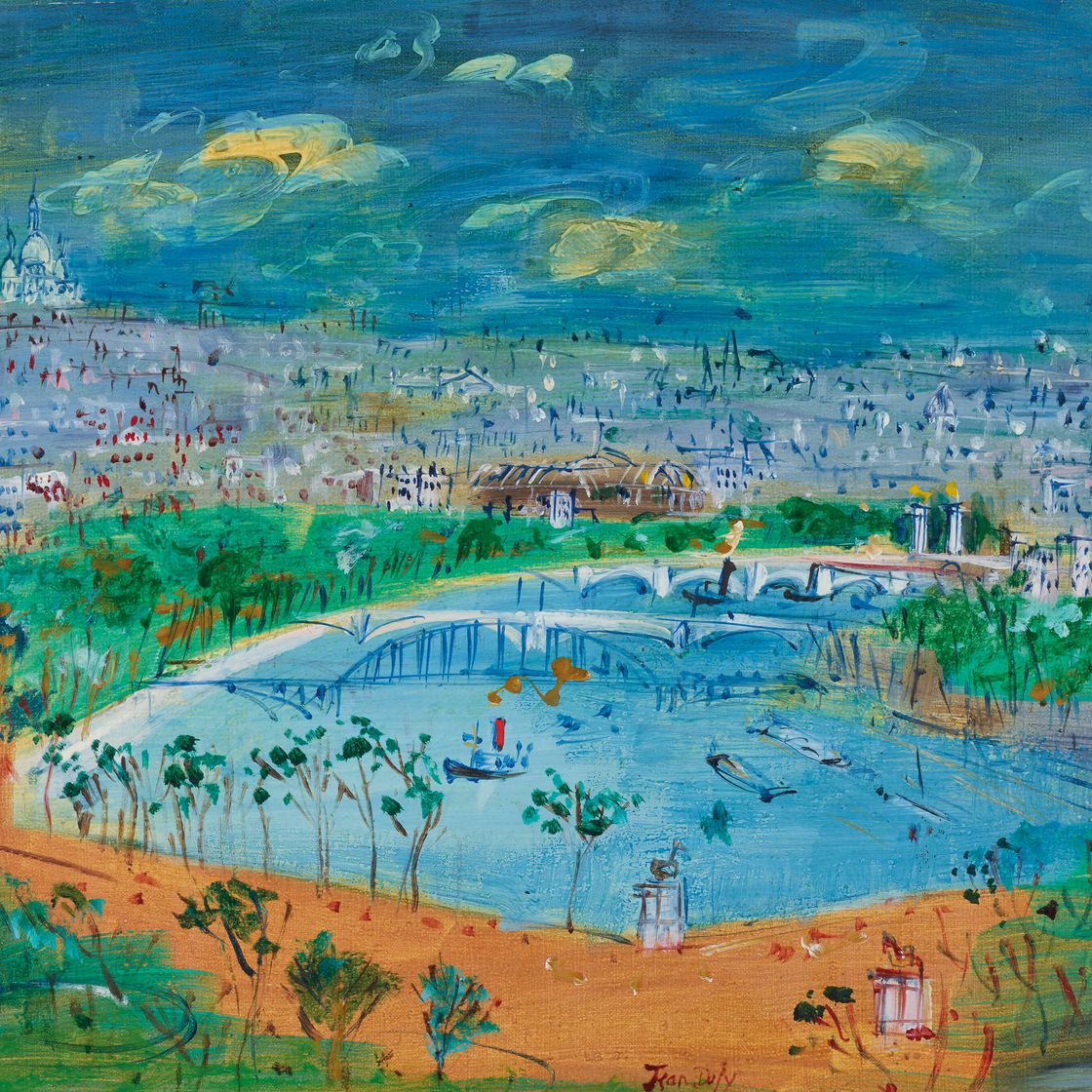 Jean Dufy — Вьюга Парижа