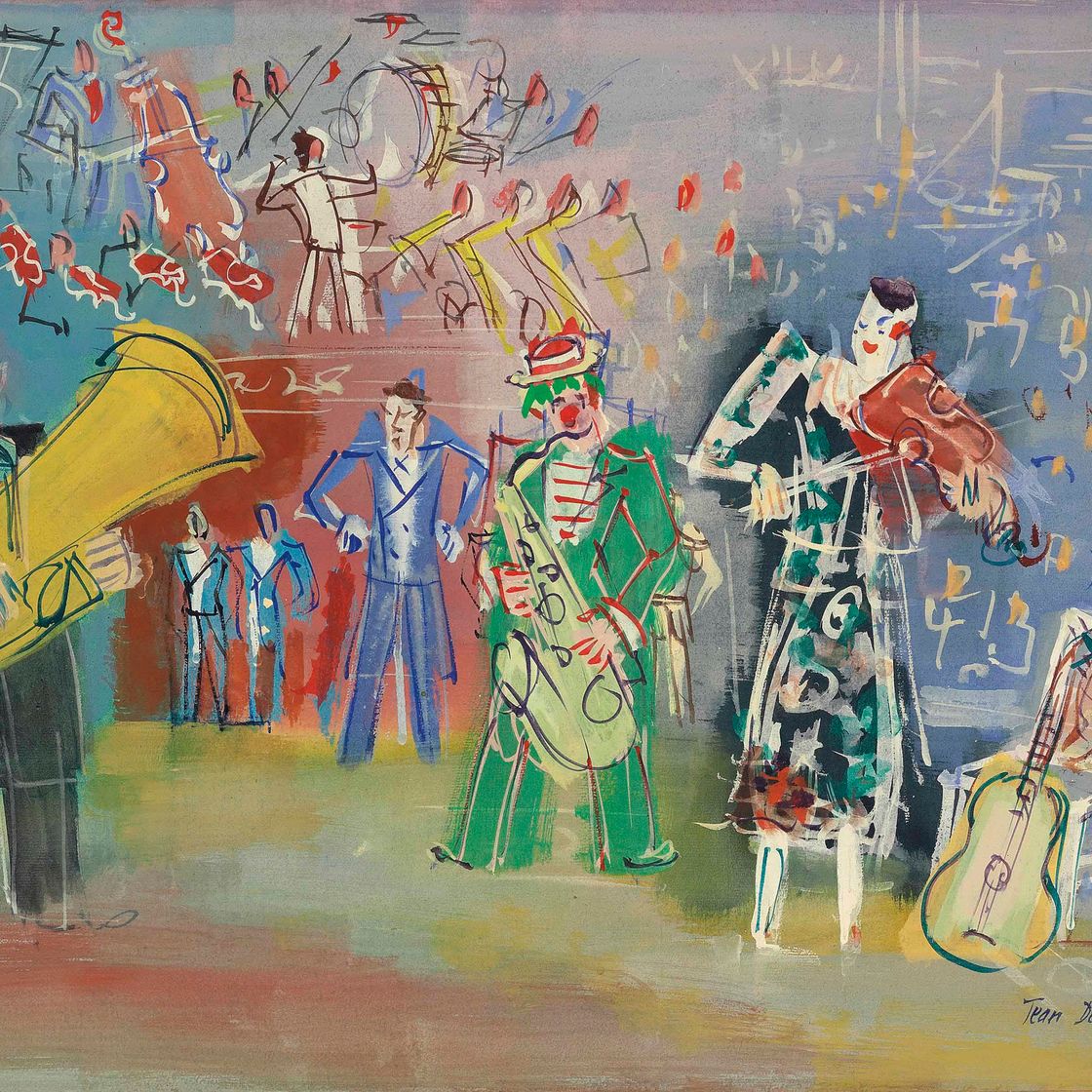 Jean Dufy — Интемпестив Ле тубы