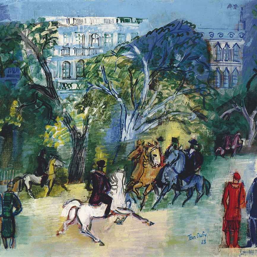 Jean Dufy — Булонский лес