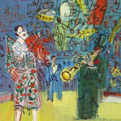 Jean Dufy — Музыканты-клоуны