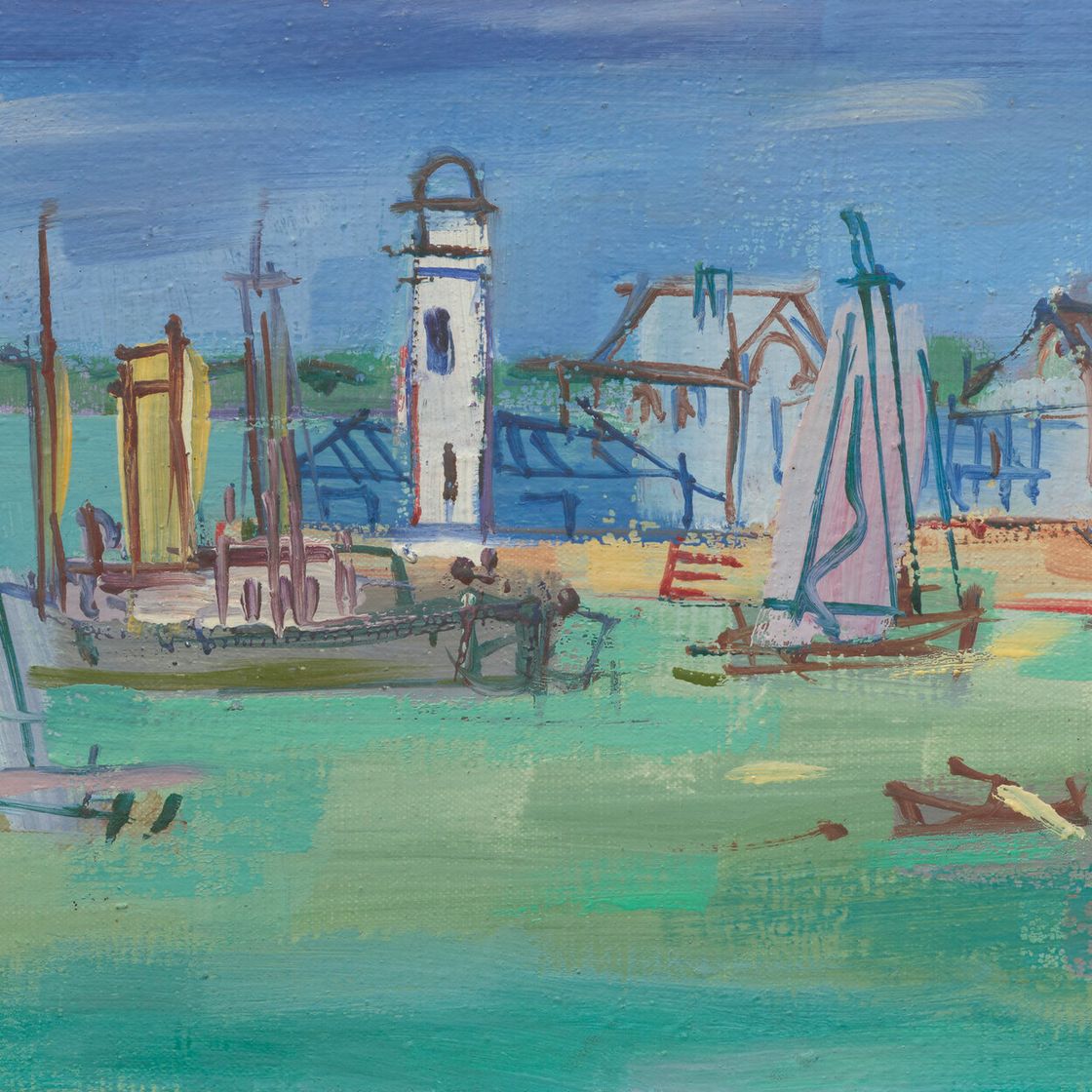 Jean Dufy — Первое блюдо из порта Онфлер, изображение 1