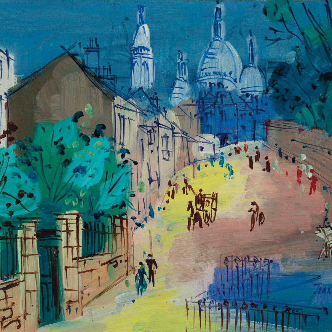 Jean Dufy — Париж, Монмартр