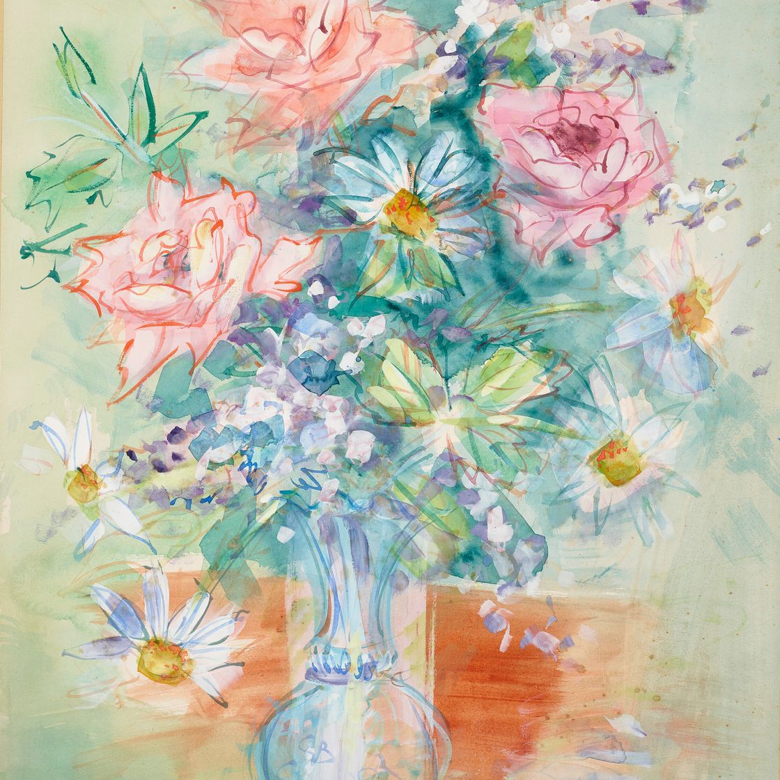 Jean Dufy — Букет из цветов, изображение 1