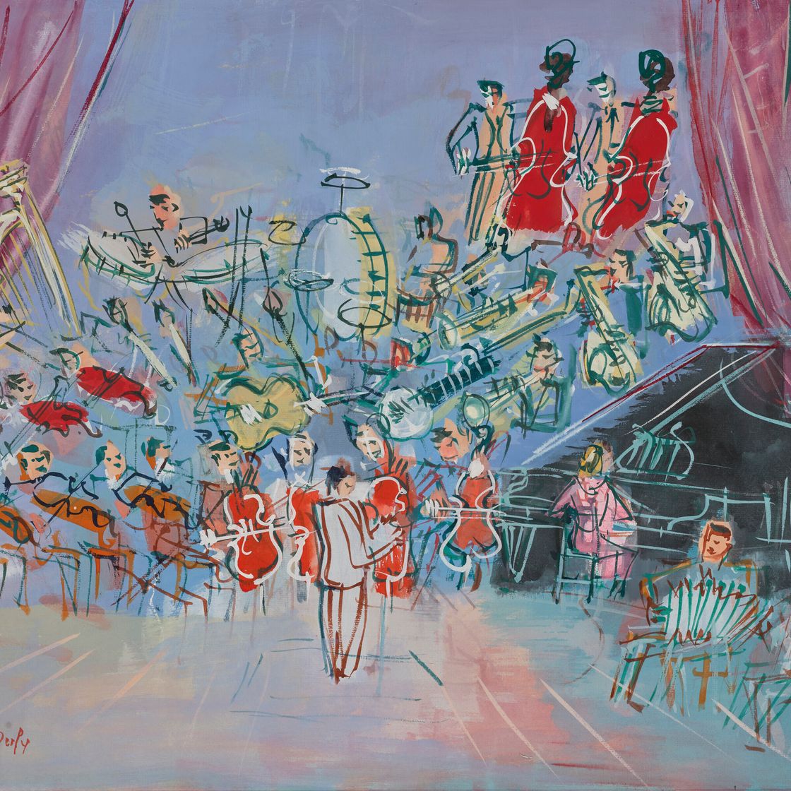 Jean Dufy — Л'Орчестре, изображение 1