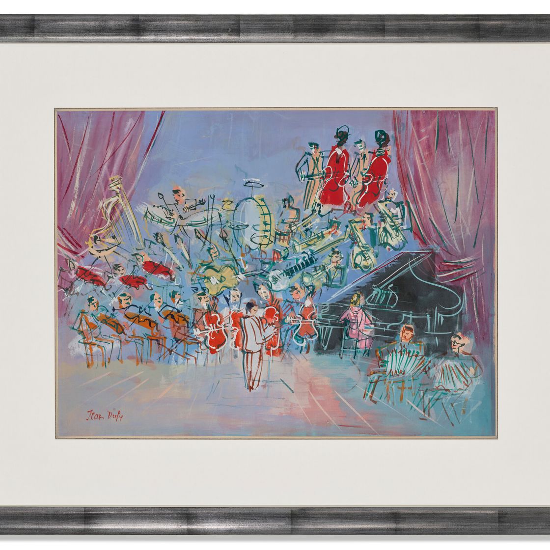 Jean Dufy — Л'Орчестре, изображение 4