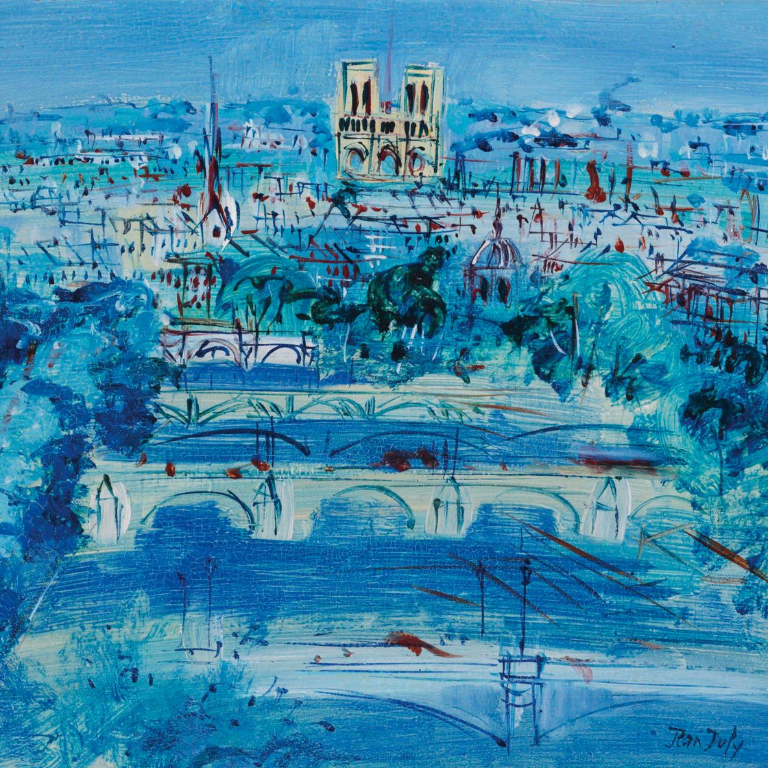 Jean Dufy — Париж, набережная Сены