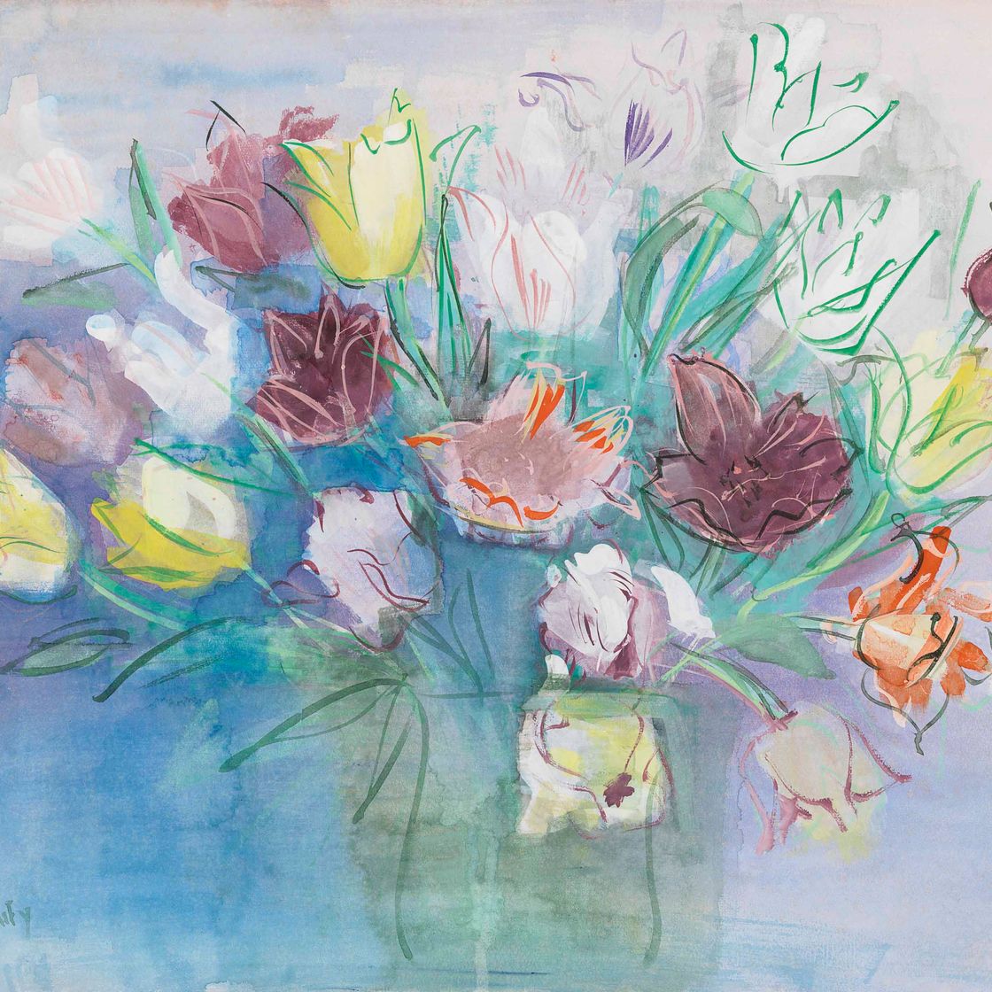 Jean Dufy — Букет тюльпанов