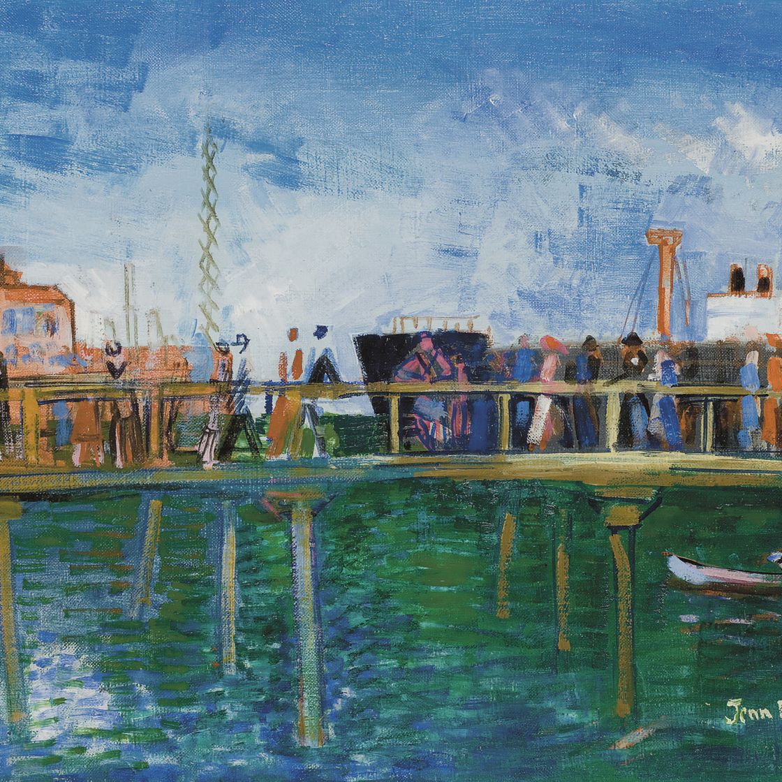 Jean Dufy — Стадион на набережной Саутгемптона в Гавре