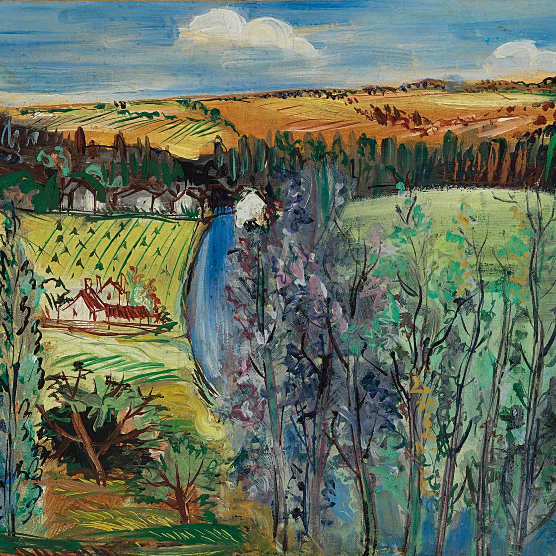 Jean Dufy — Окрестности Буссе