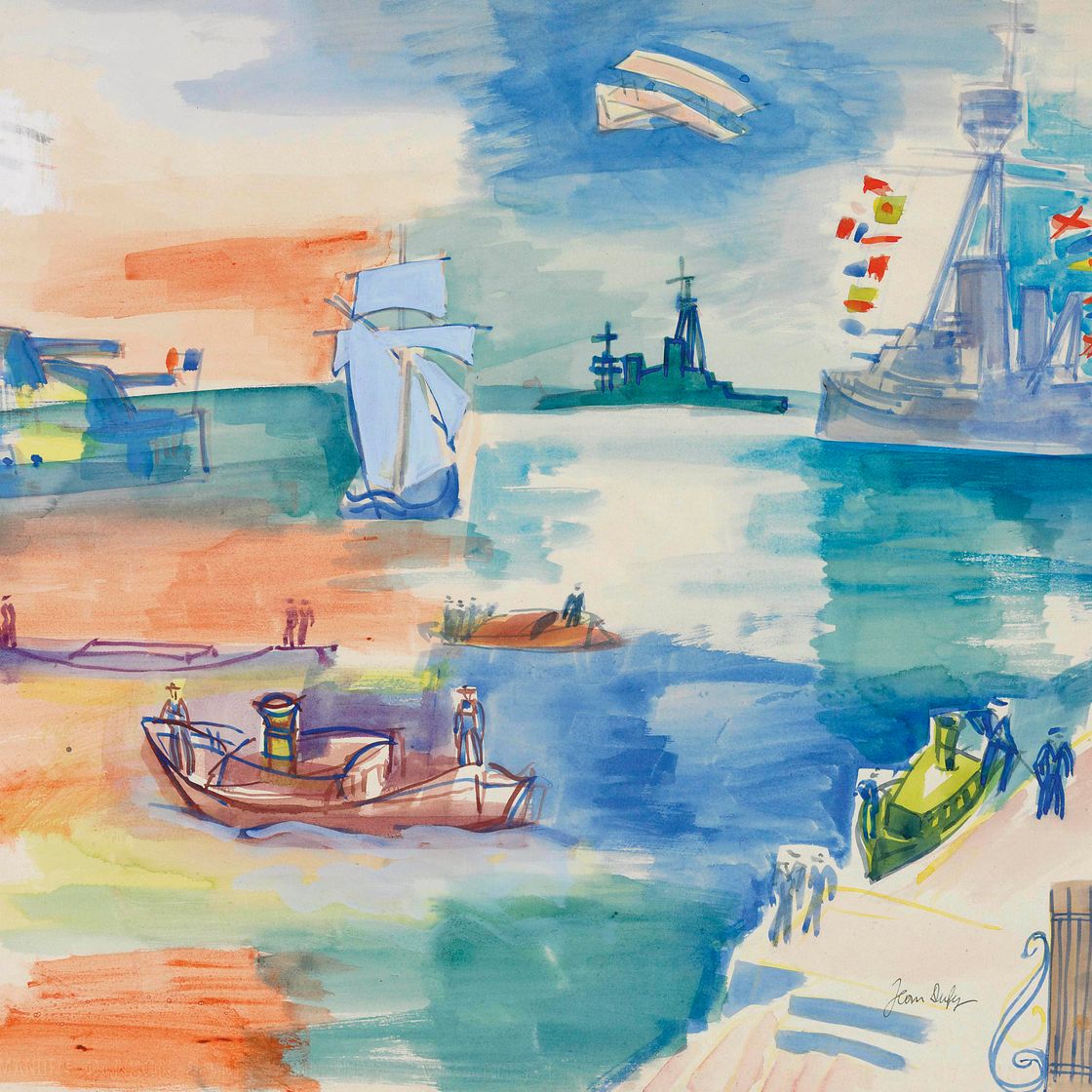 Jean Dufy — Морской