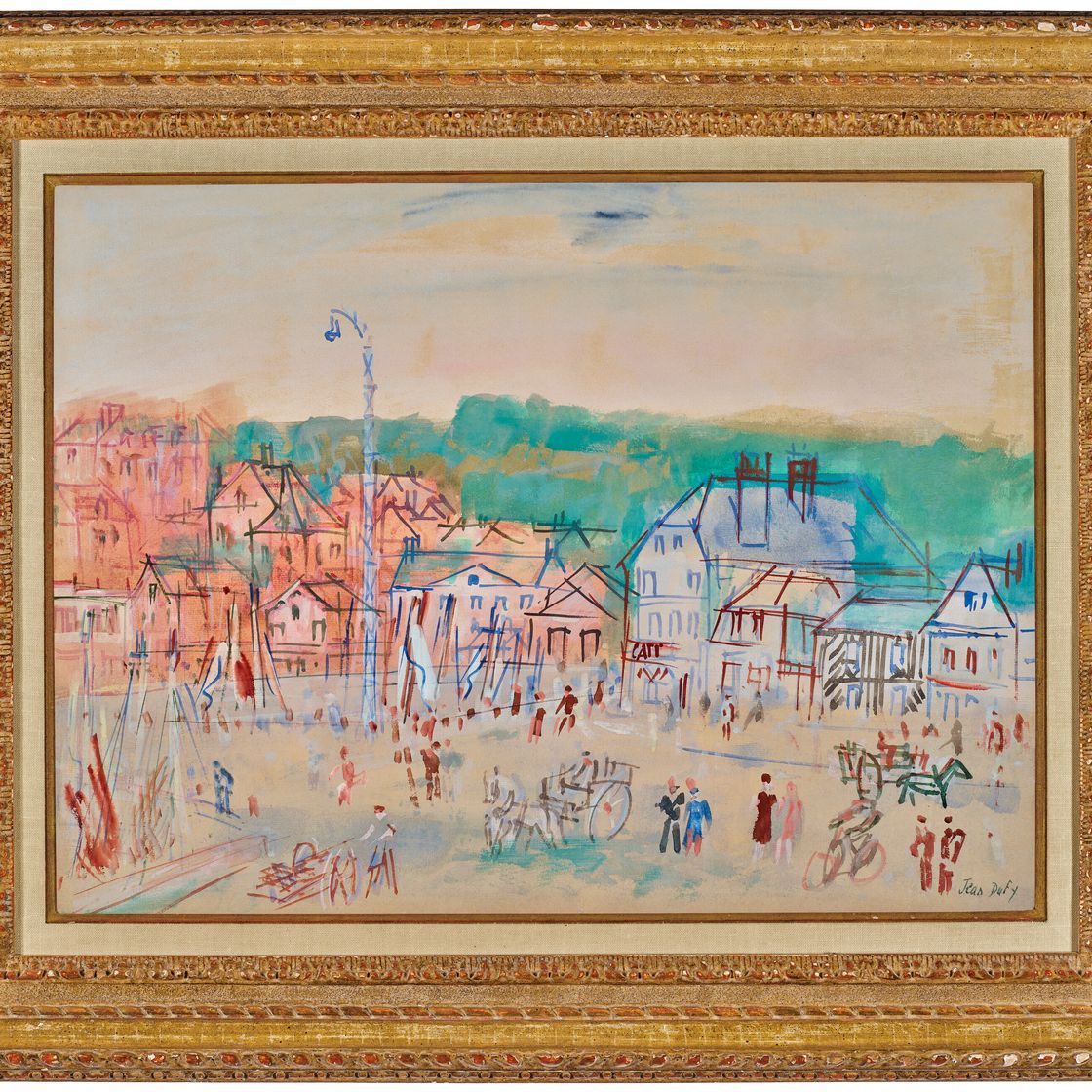 Jean Dufy — Онфлер, ле-Бассен-дю-центр, изображение 2
