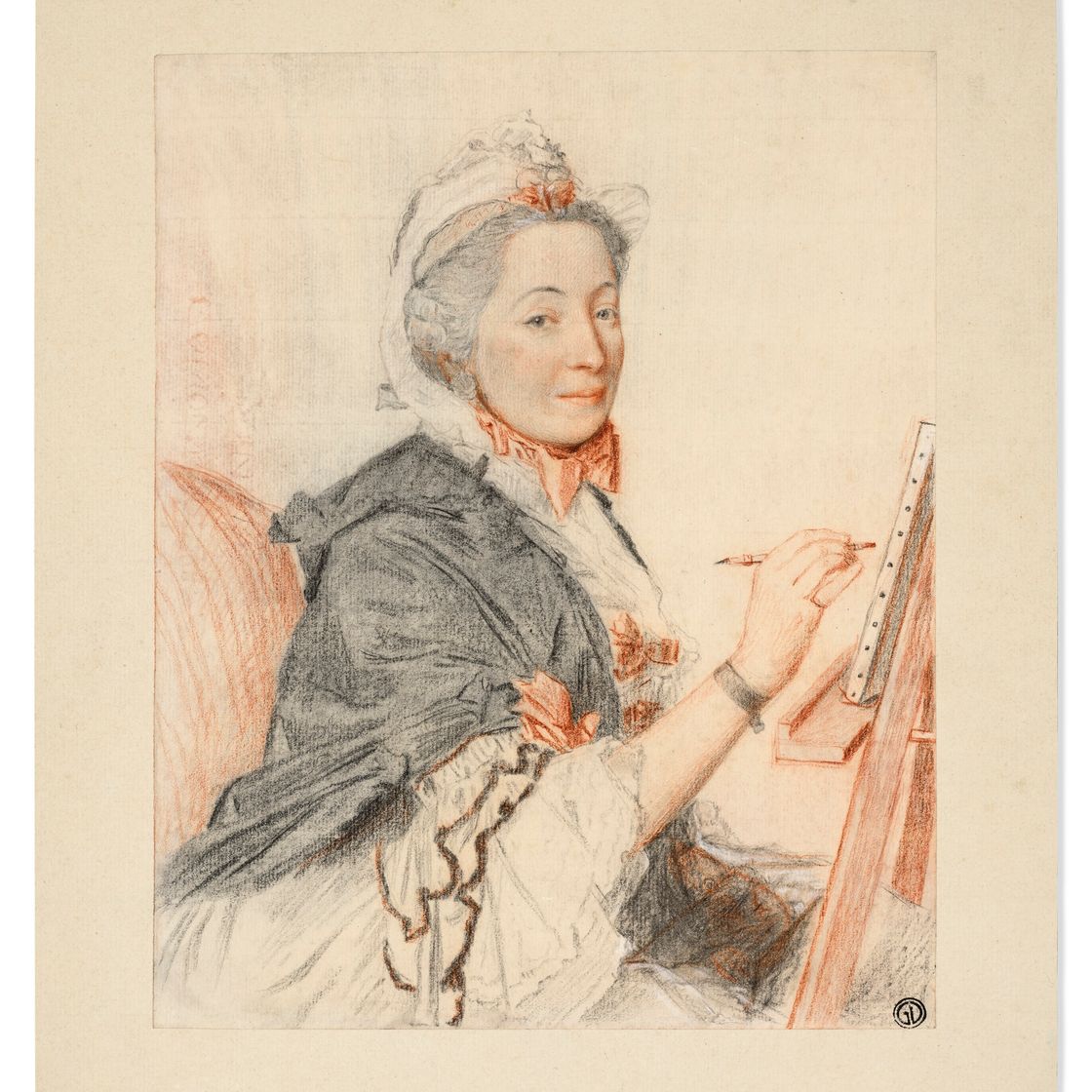 Jean Etienne Liotard — Портрет молодой прекрасной женщины, изображение 3