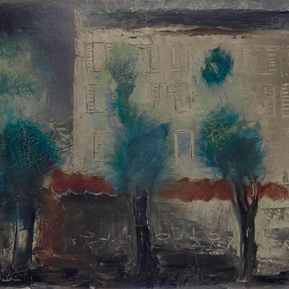 Jean Fautrier — Терраса кафе