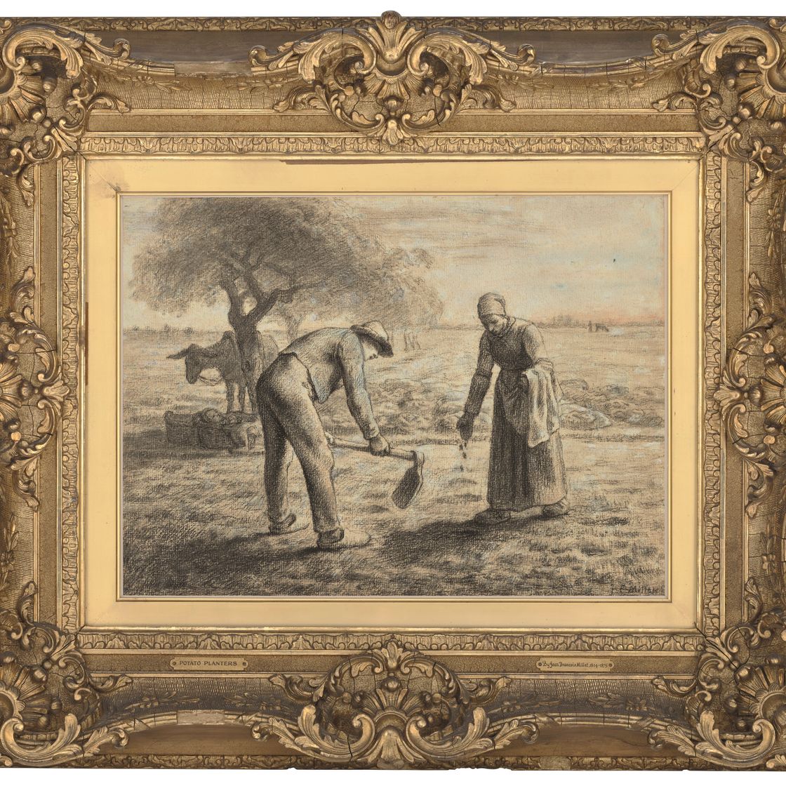 Jean Francois Millet — Лесопосадки на полях земли, изображение 2