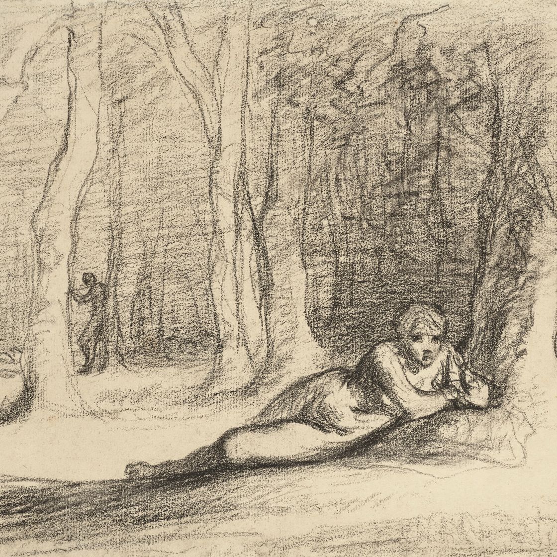 Jean Francois Millet — Нимфа-аллонгея в танце любви, изображение 1