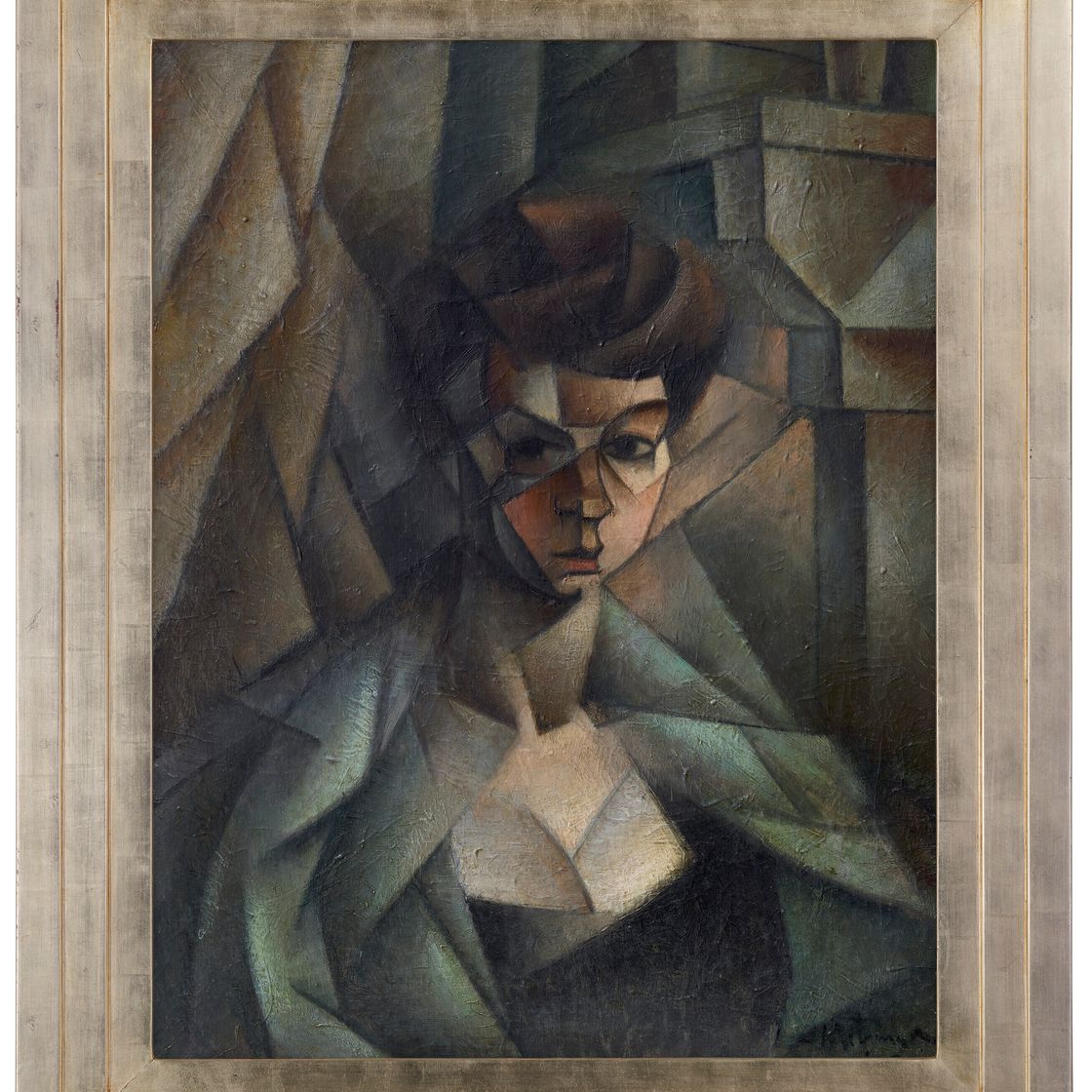 Jean Metzinger — Дама с декольте (мадам Метцингер), изображение 3