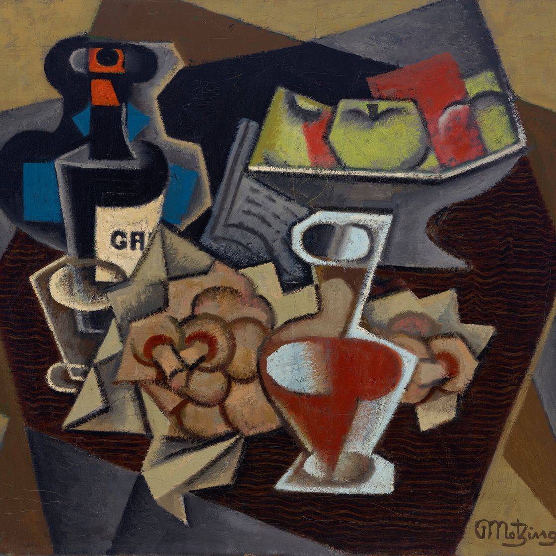 Jean Metzinger — Шампиньоны, семечки и графин, изображение 1
