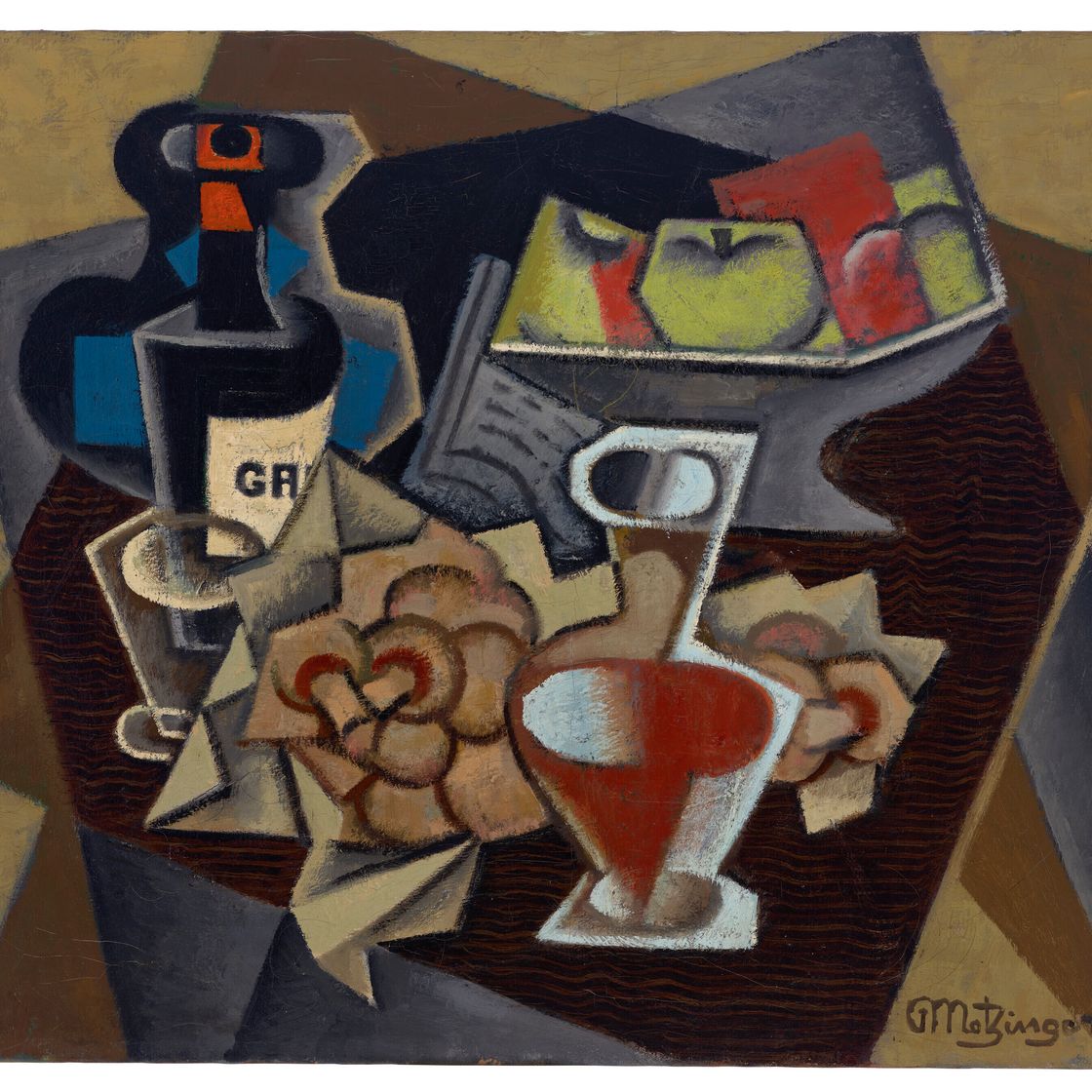 Jean Metzinger — Шампиньоны, семечки и графин, изображение 2