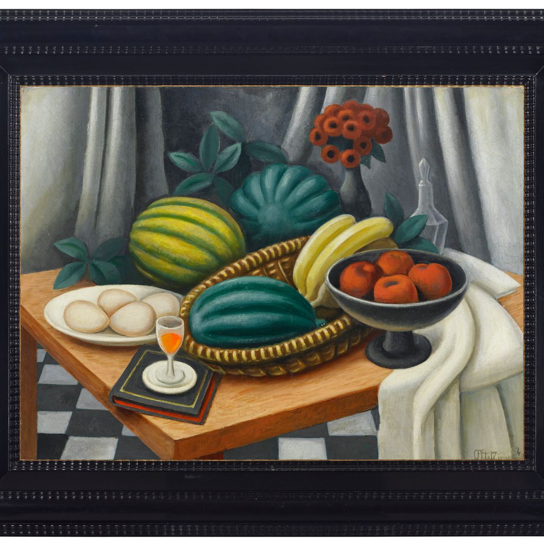 Jean Metzinger — Nature morte (Стол с гарниром из цветов и фруктов), изображение 2