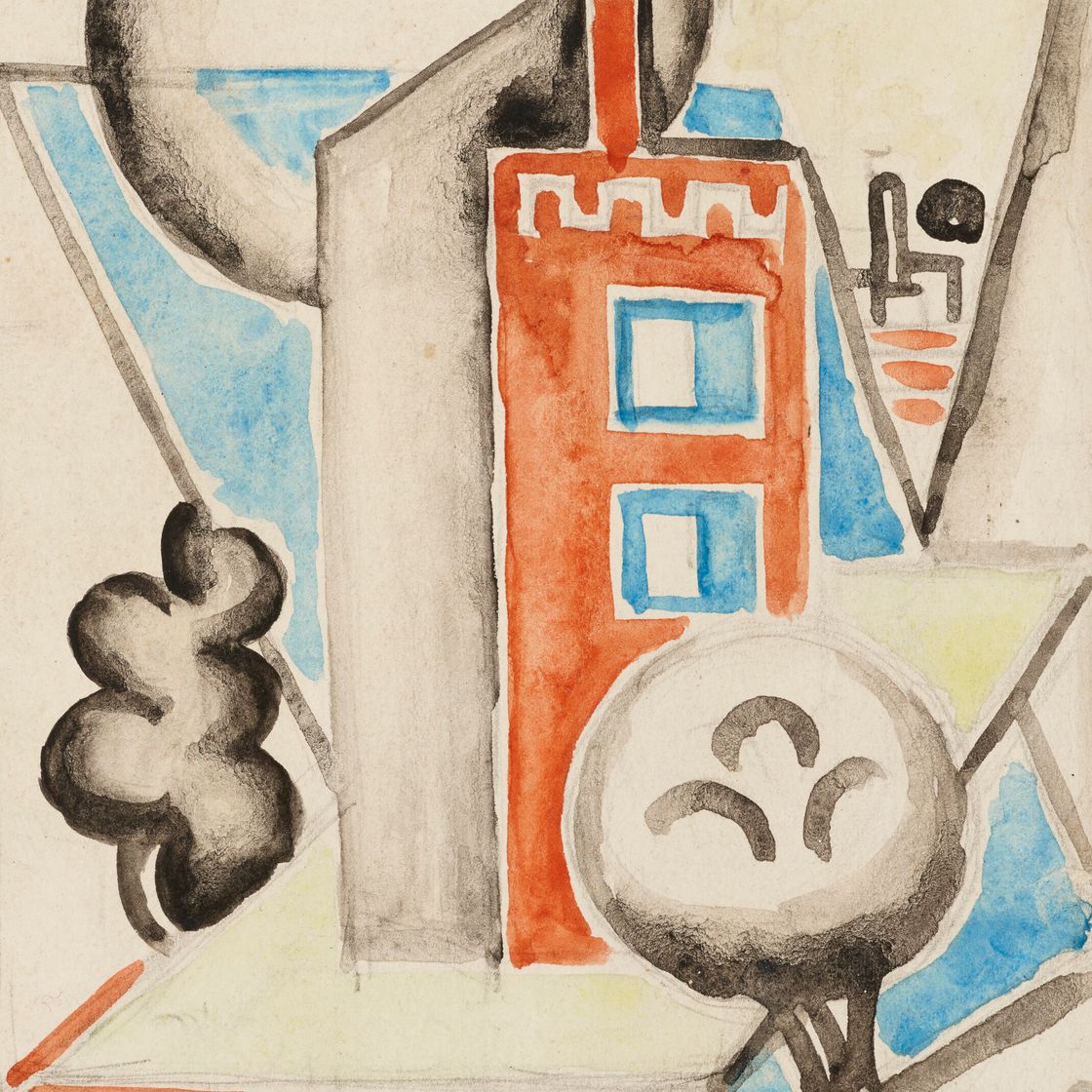 Jean Metzinger — Красный дом, изображение 1