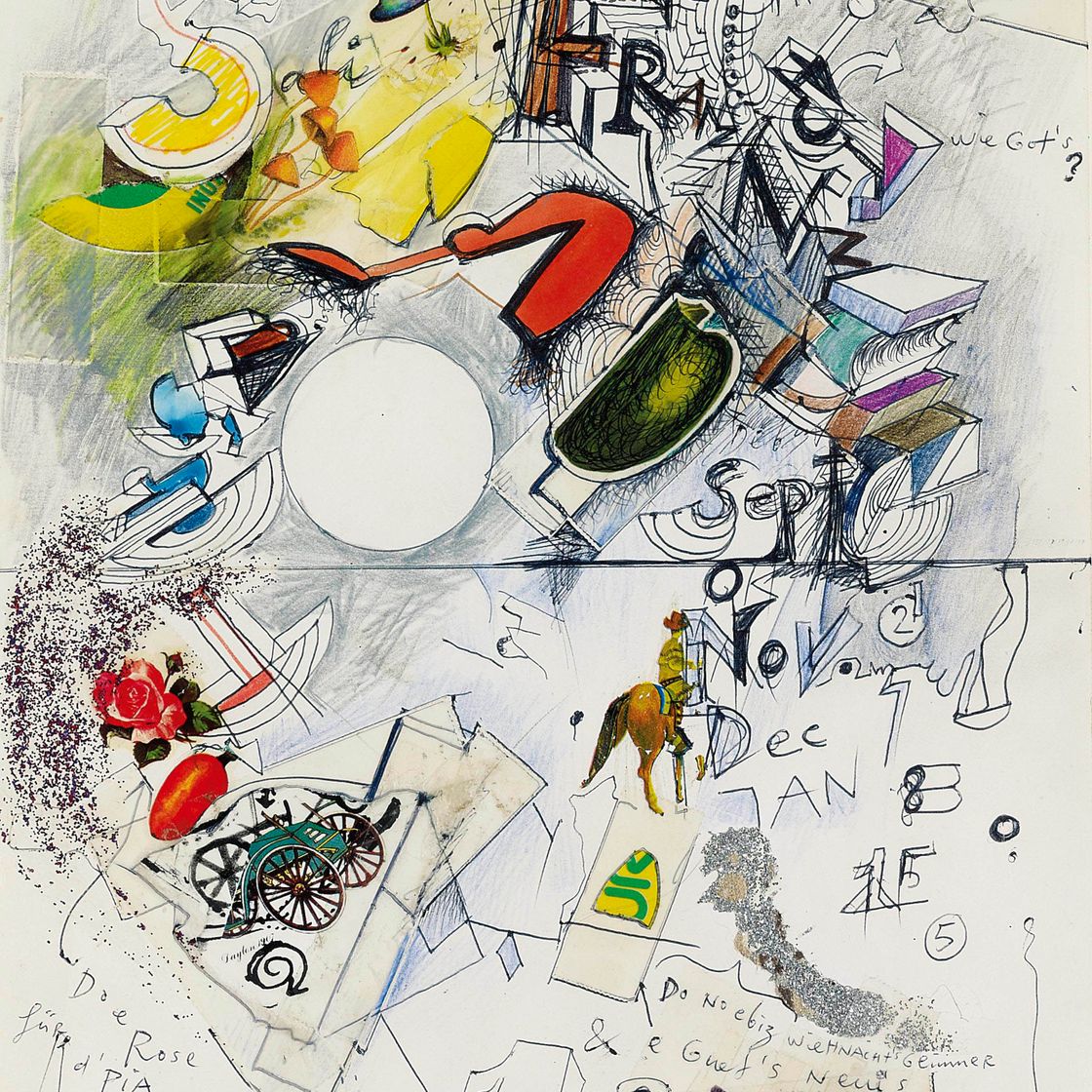Jean Tinguely — Краткое содержание Франца, что случилось?, 12 января 1972 (1973)
