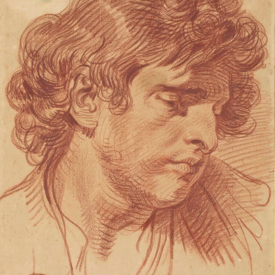 Jean-Baptiste Greuze — Тет-а-тет с двумя буклями