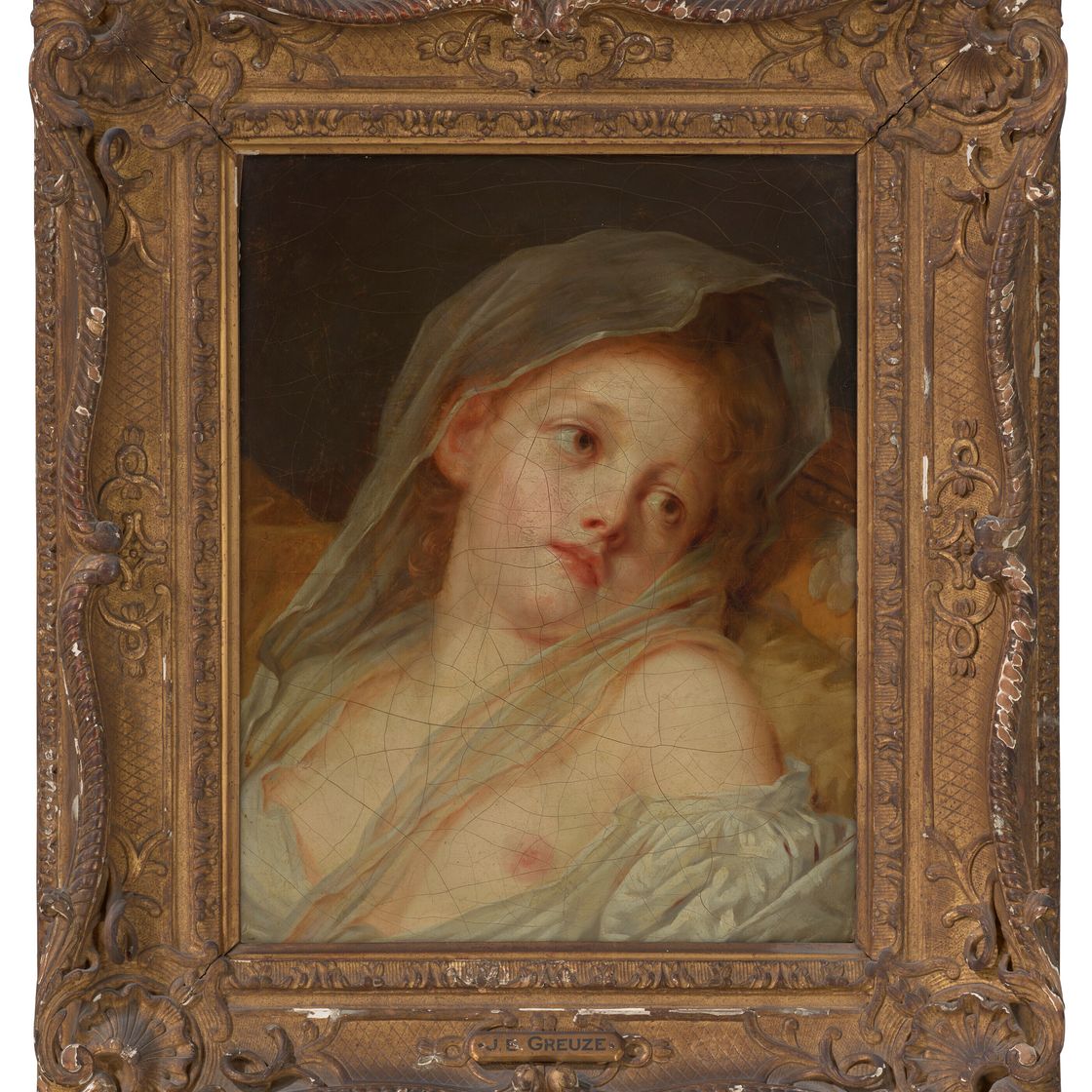 Jean-Baptiste Greuze — Гуляка (мечтательница), изображение 2