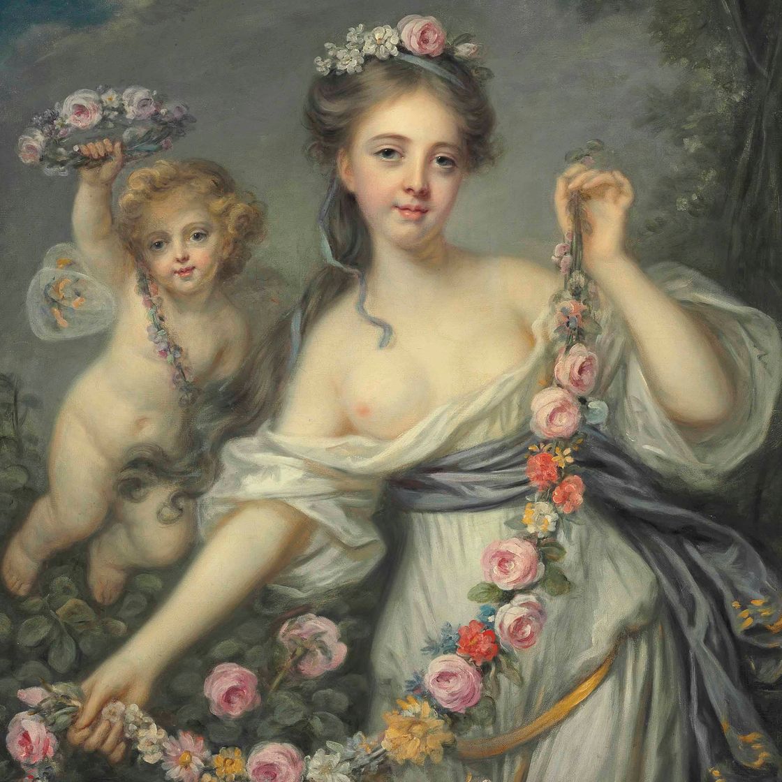 Jean-Baptiste Greuze — Флора и Зефир