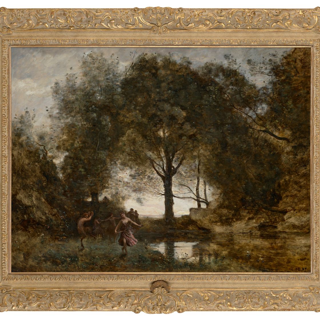 Jean-Baptiste-Camille Corot — Нимфы и фавны, изображение 2