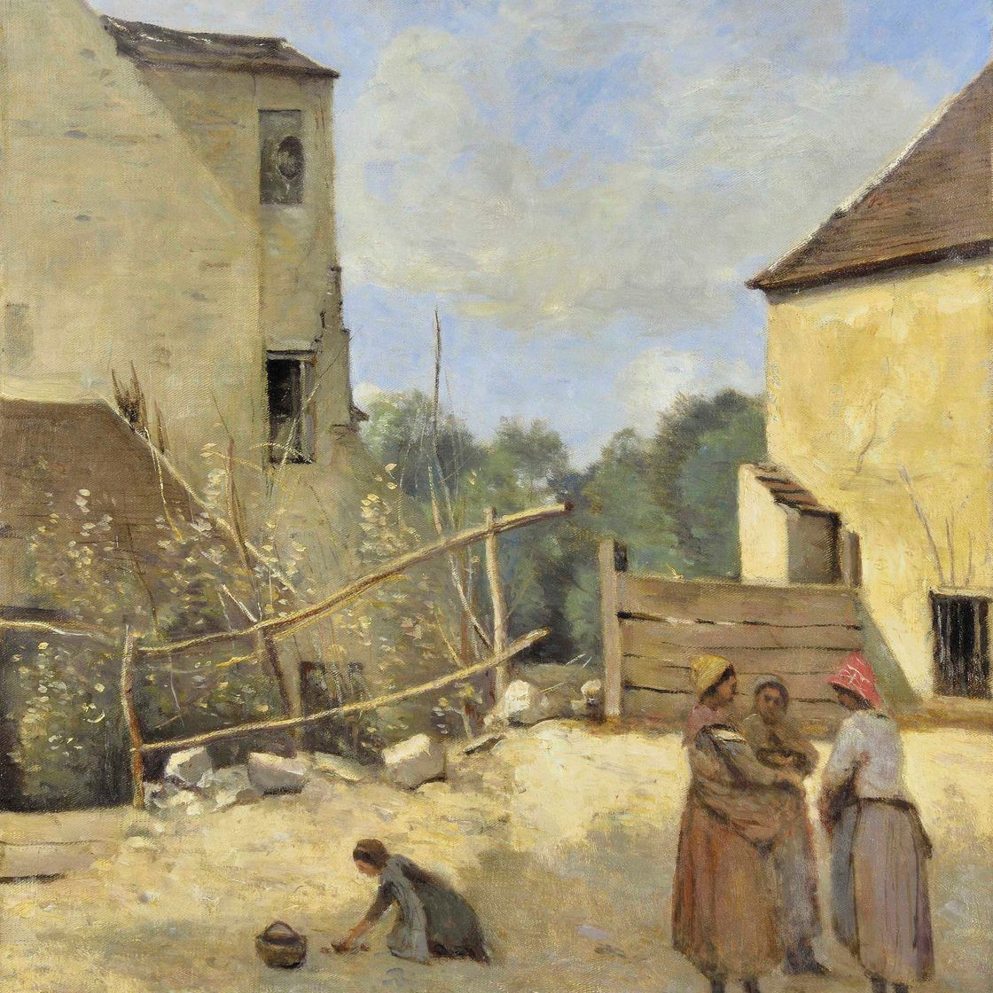 Jean-Baptiste-Camille Corot — Три пэйсанна - повод для знакомства в сельской местности