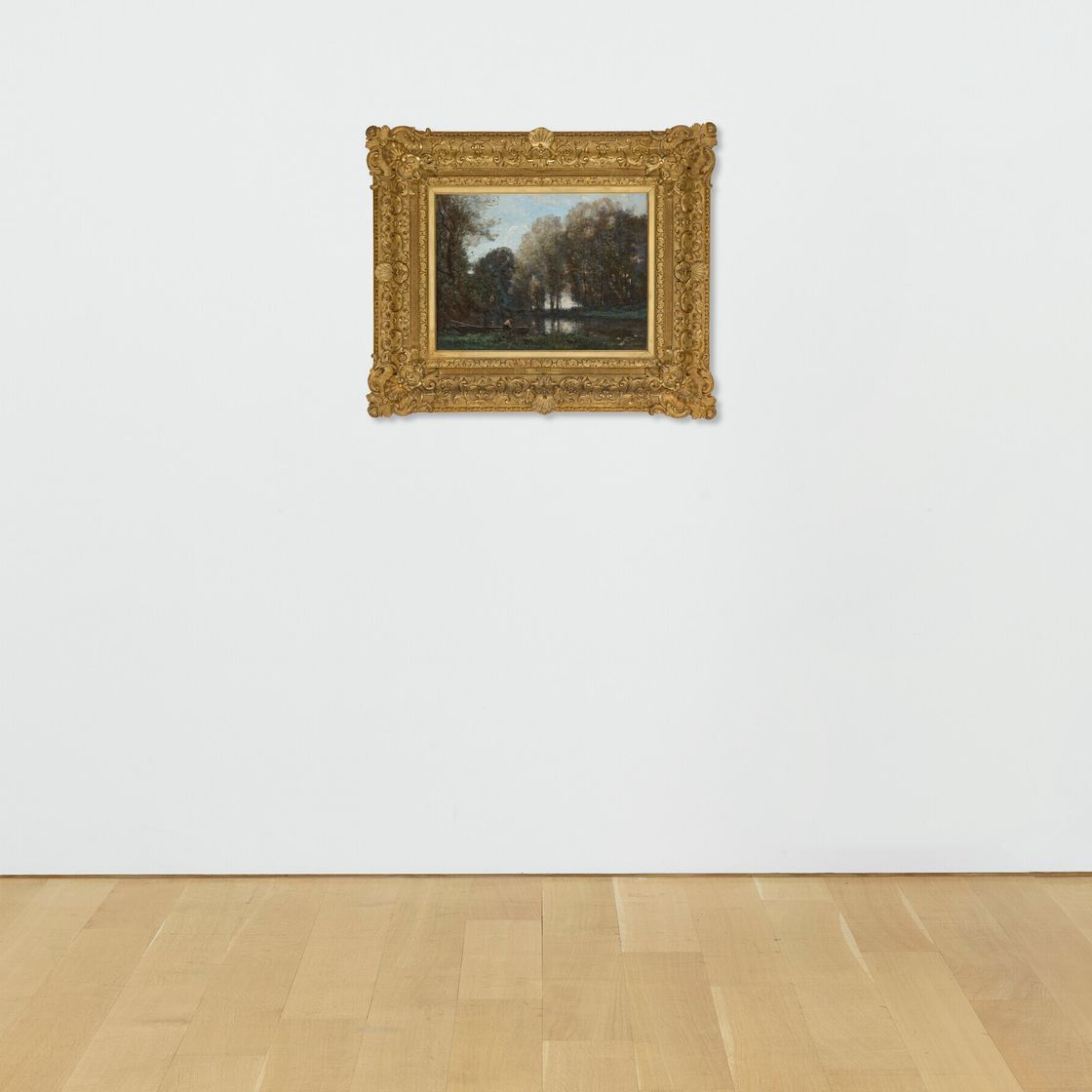 Jean-Baptiste-Camille Corot — Охотник за сокровищами на вершине реки, изображение 4