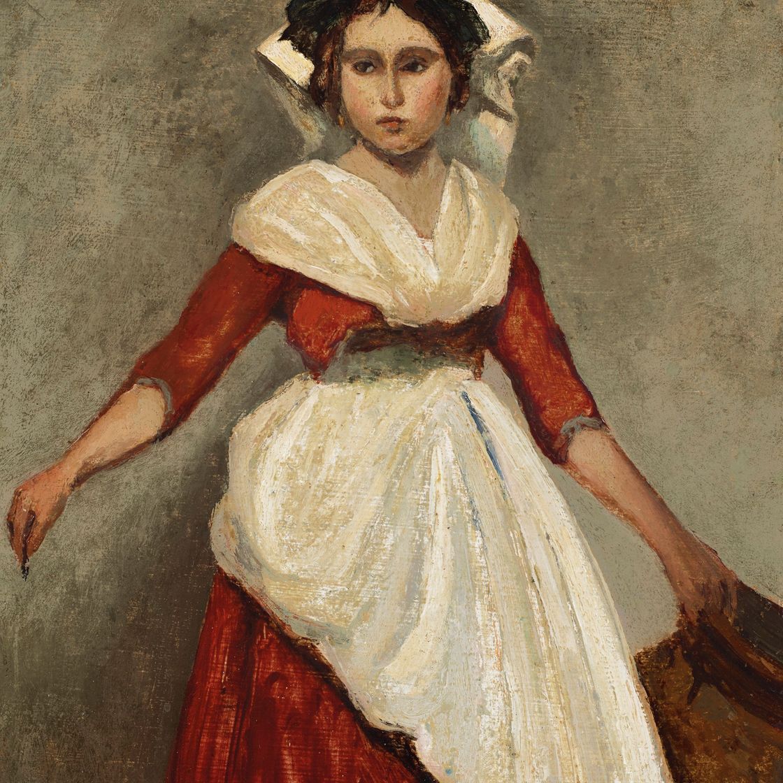 Jean-Baptiste-Camille Corot — Итальянка, дебютантка в круше
