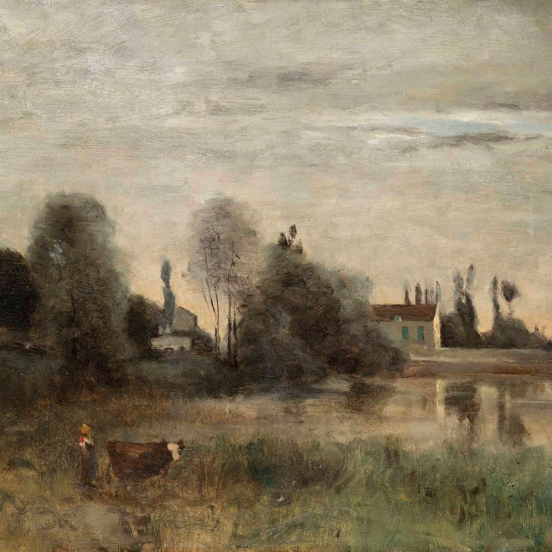 Jean-Baptiste-Camille Corot — Виль д'Авре, вашер на высоте