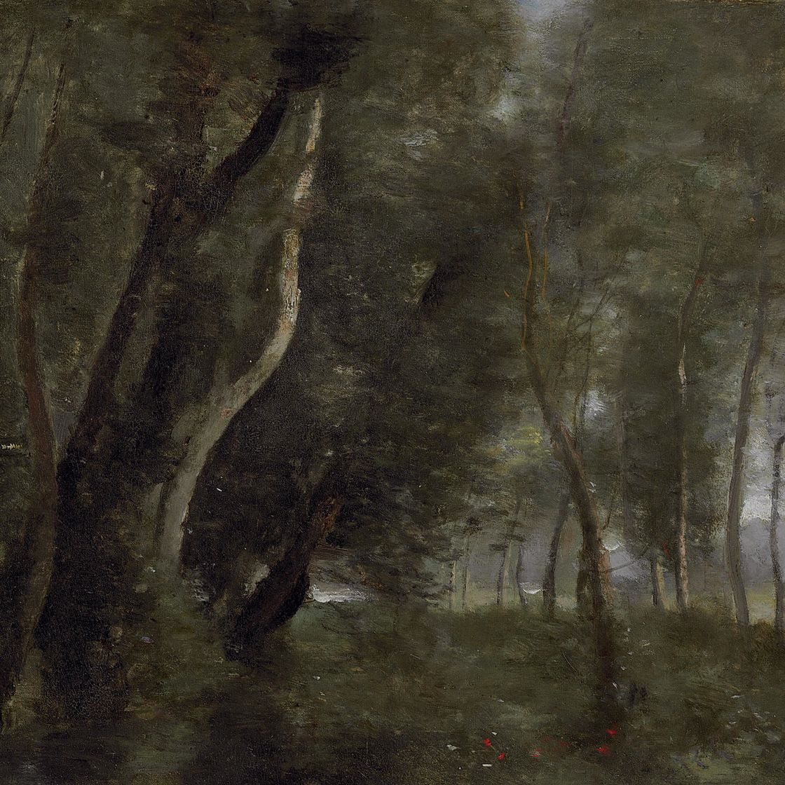 Jean-Baptiste-Camille Corot — Лесные прерии на берегу моря