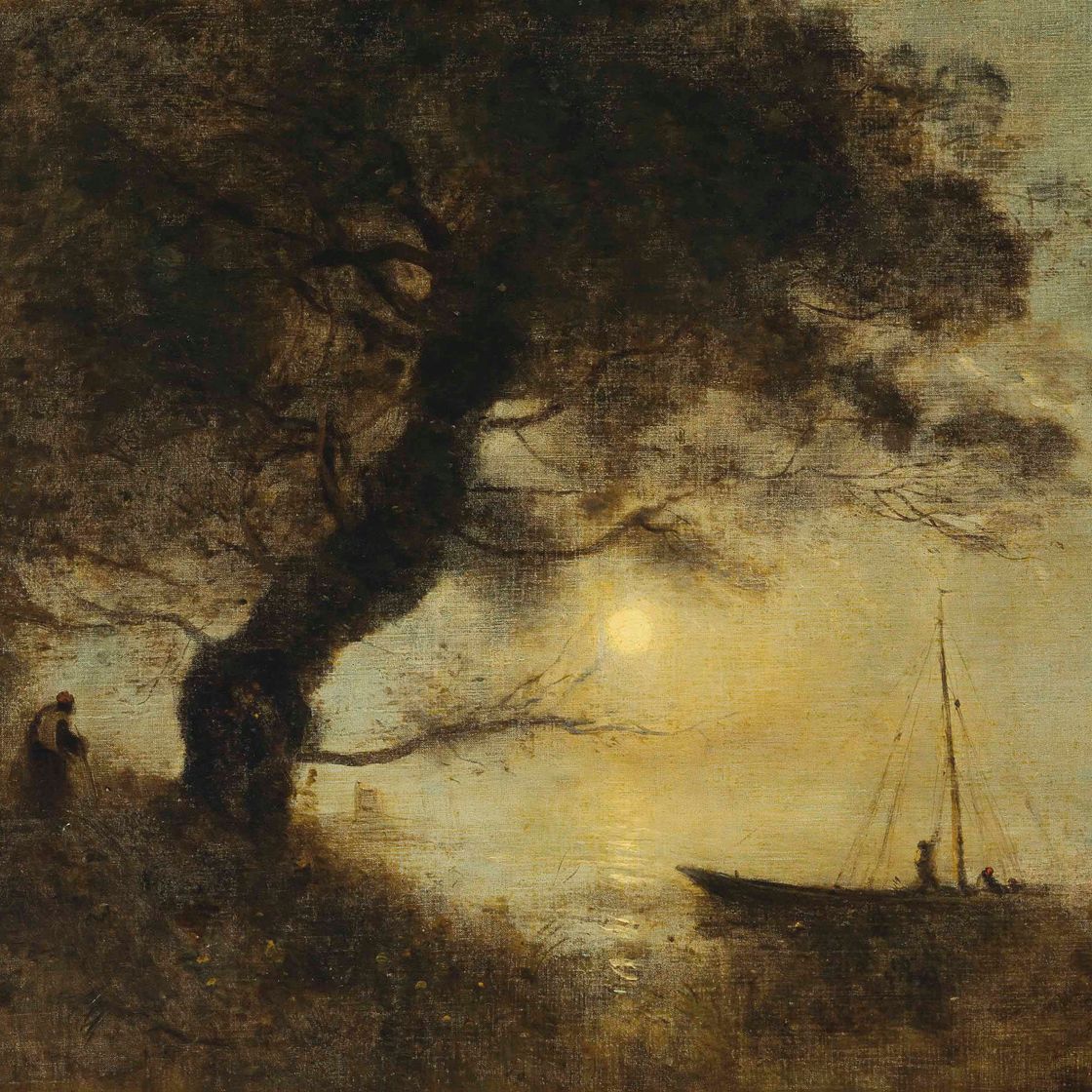 Jean-Baptiste-Camille Corot — Битва за лунный свет