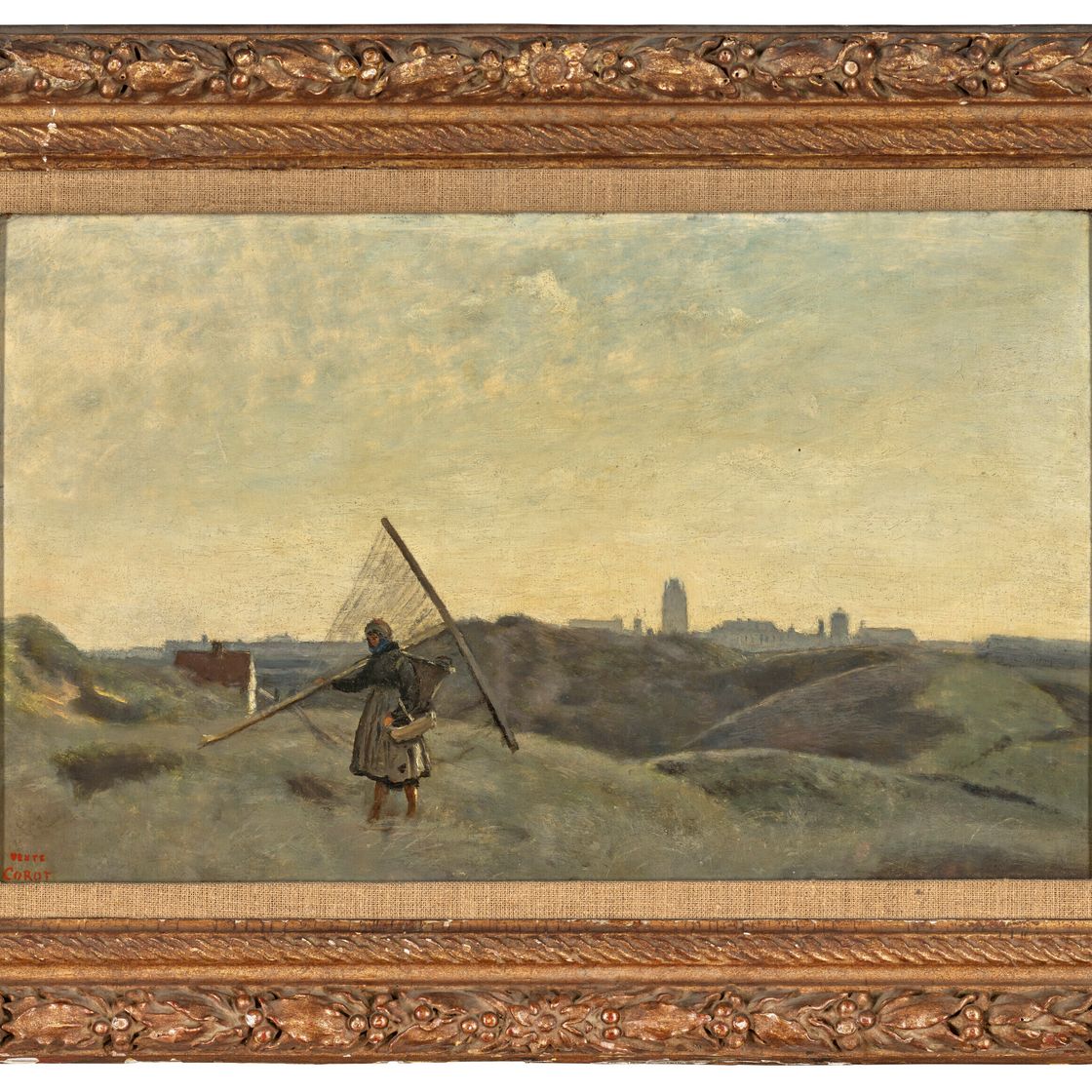Jean-Baptiste-Camille Corot — Дюнкерк, Одна из пещер креветок, изображение 2