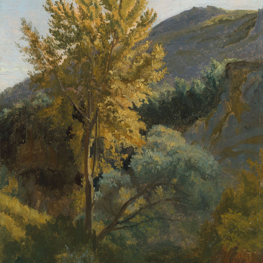 Jean-Baptiste-Camille Corot — Этюд о том, что случилось с потоком в Италии