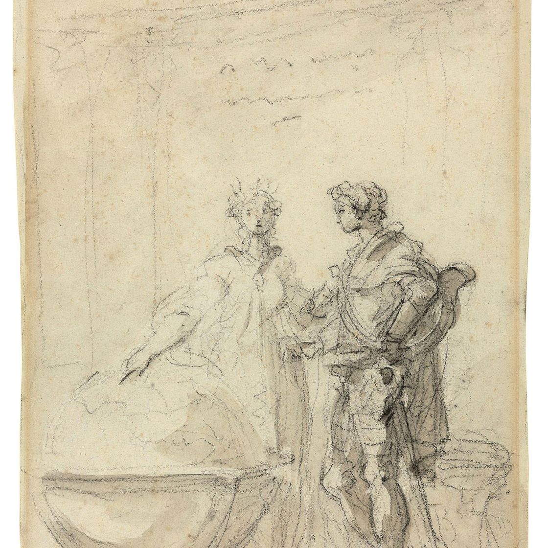 Jean-Honoré Fragonard — Логистилла инструктирует Астольфо