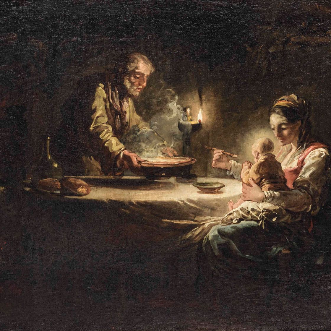 Jean-Honoré Fragonard — Семья в интерьере