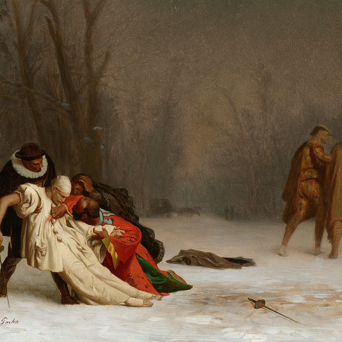 Jean-Leon Gerome — Вылазка на бал-маскарад, изображение 1