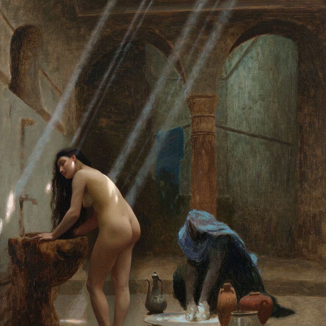 Jean-Leon Gerome — На марле морэ, э-бош, изображение 1