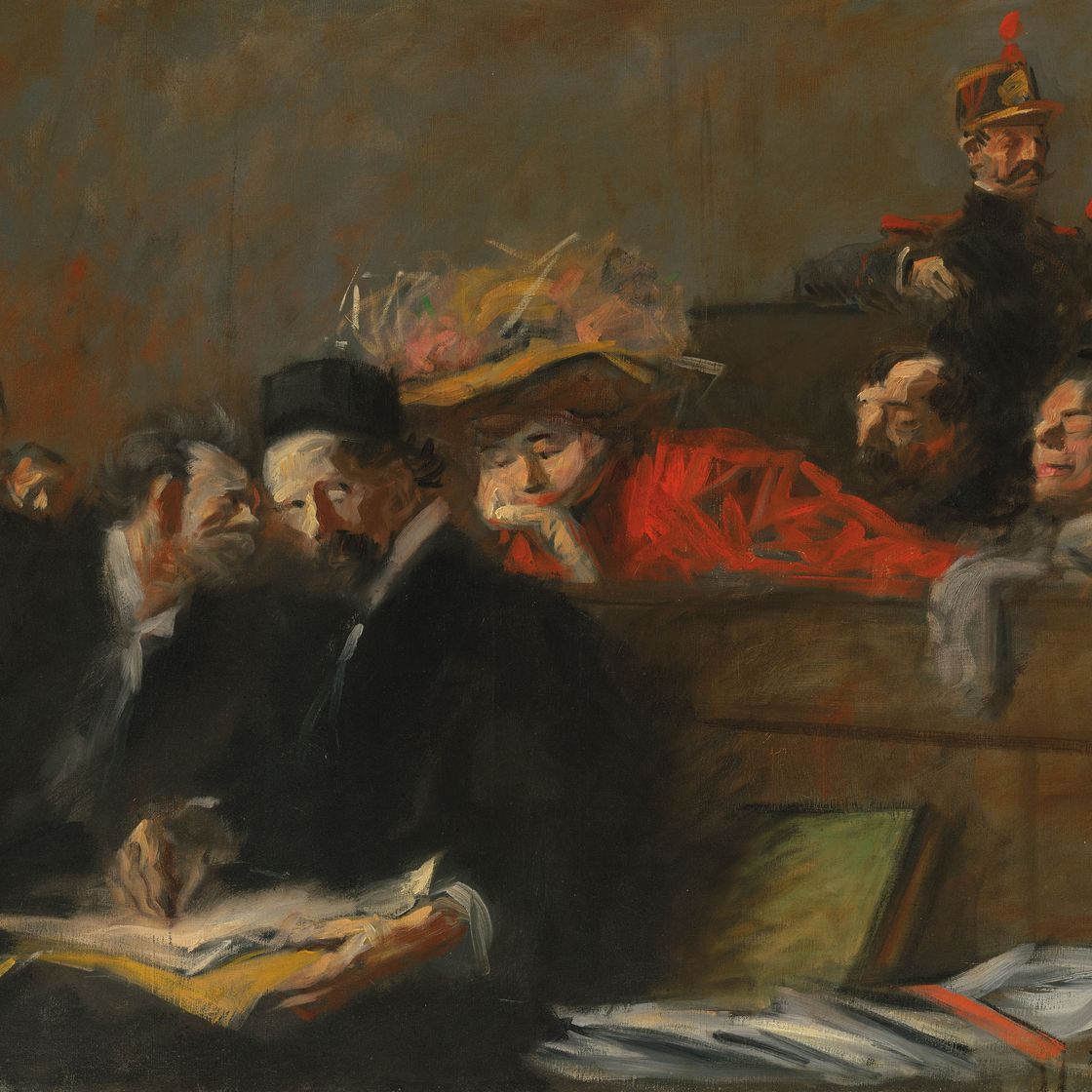 Jean-Louis Forain — Привилегия аудиенции в суде, изображение 1