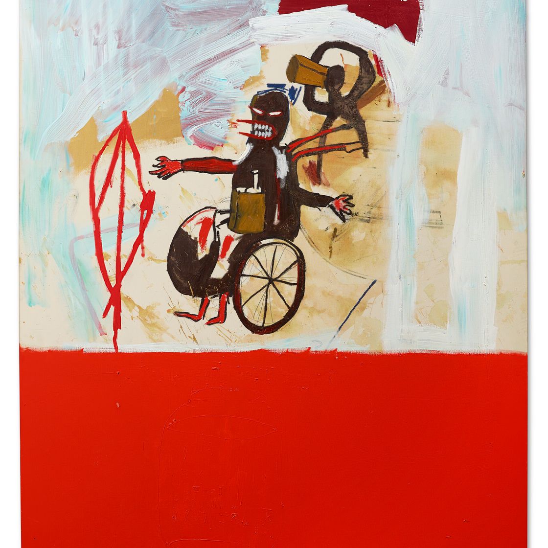 Jean-Michel Basquiat — Его лакей, нюхающий клей, изображение 1