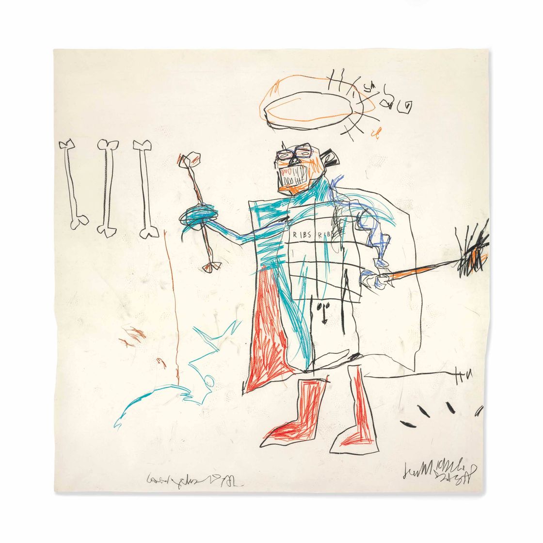 Jean-Michel Basquiat — Ребра Ребра