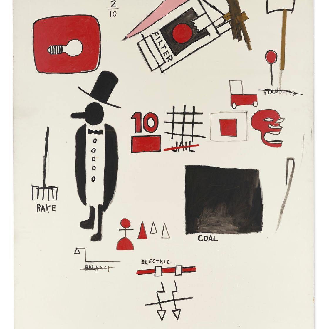 Jean-Michel Basquiat — Карточка JD, изображение 1
