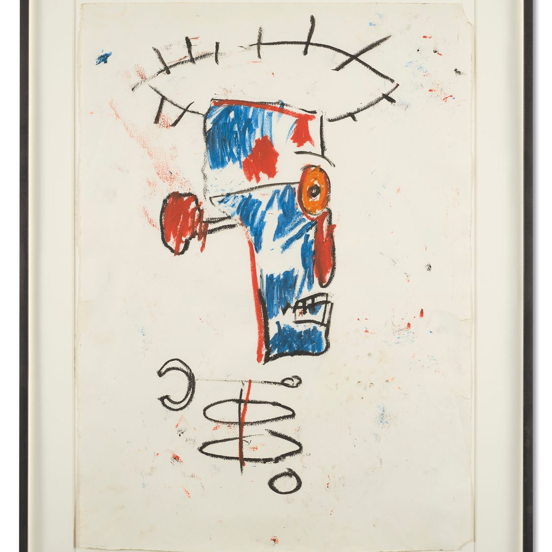Jean-Michel Basquiat — Портрет Кита Харинга, изображение 1