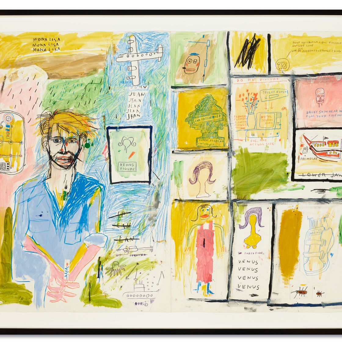 Jean-Michel Basquiat — Портрет Жана Каллины, изображение 2