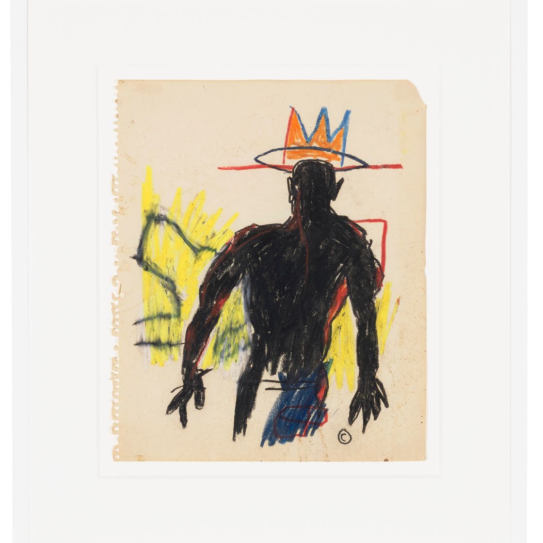 Jean-Michel Basquiat — Без названия (Человек в короне), изображение 2