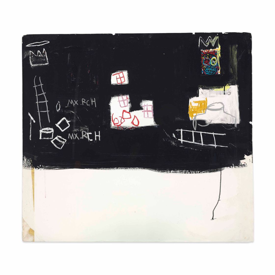 Jean-Michel Basquiat — Без названия (Макс Роуч)